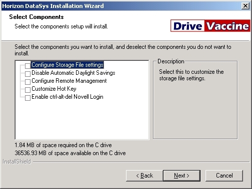 Drive Vaccine PC Screenshot